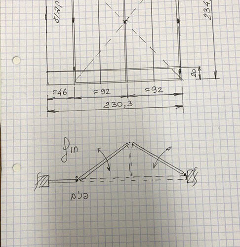 סקיצה לחלונות בלגיים